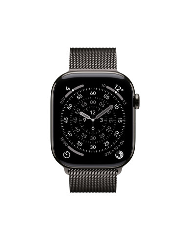 Apple Watch Series 11 Gps + Cellular 46Mm Koperta Z Tytanu W Kolorze Łupkowym I Pętelką W Kolorze Łupkowym - S/M