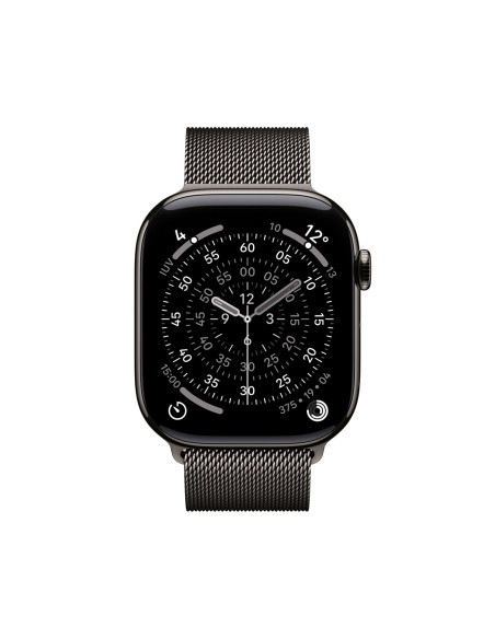 Apple Watch Series 11 Gps + Cellular 46Mm Koperta Z Tytanu W Kolorze Łupkowym I Pętelką W Kolorze Łupkowym - S/M