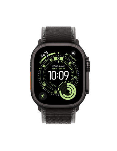 Zegarek Apple Watch Ultra 3 (2025) 5G 49Mm Czarne Tytanowe Etui Z Pętlą Trail Loop S/M - Grafit