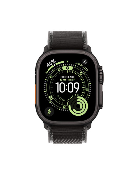 Zegarek Apple Watch Ultra 3 (2025) 5G 49Mm Czarne Tytanowe Etui Z Pętlą Trail Loop S/M - Grafit