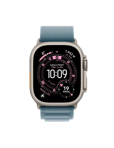 Zegarek Apple Watch Ultra 3 (2025) 5G 49Mm Koperta Z Naturalnego Tytanu Z Pętelką Alpine L - Jasnoniebieska