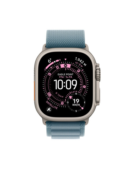 Zegarek Apple Watch Ultra 3 (2025) 5G 49Mm Koperta Z Naturalnego Tytanu Z Pętelką Alpine L - Jasnoniebieska