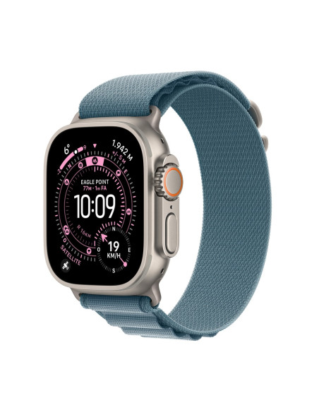 Zegarek Apple Watch Ultra 3 (2025) 5G 49Mm Koperta Z Naturalnego Tytanu I Pętlą Alpine S - Jasnoniebieska