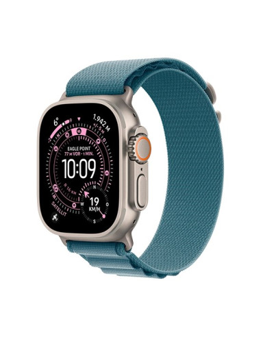 Zegarek Apple Watch Ultra 3 (2025) 5G 49Mm Koperta Z Naturalnego Tytanu I Pętlą Alpine S - Jasnoniebieska