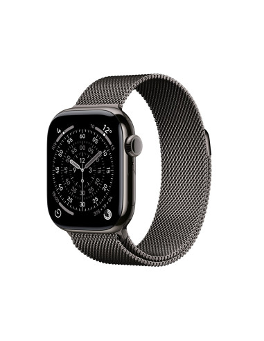 Apple Watch Series 11 Mf8U4Zr/A Oled 42Mm Cyfrowy 374X446Px Ekran Dotykowy 5G Tytan Wi-Fi Gps