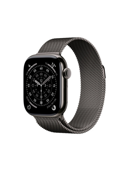 Apple Watch Series 11 Mf8U4Zr/A Oled 42Mm Cyfrowy 374X446Px Ekran Dotykowy 5G Tytan Wi-Fi Gps