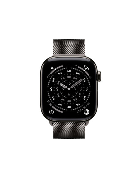 Apple Watch Series 11 Mf8U4Zr/A Oled 42Mm Cyfrowy 374X446Px Ekran Dotykowy 5G Tytan Wi-Fi Gps