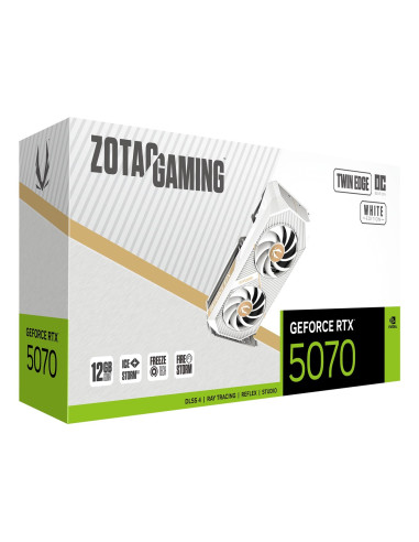 Karta Graficzna Zotac Gaming Geforce Rtx 5070 Twin Edge Oc White Ed 12Gb Gddr7