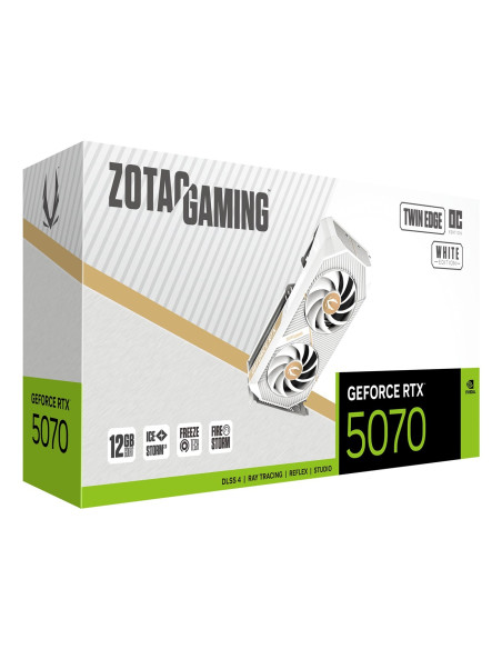 Karta Graficzna Zotac Gaming Geforce Rtx 5070 Twin Edge Oc White Ed 12Gb Gddr7