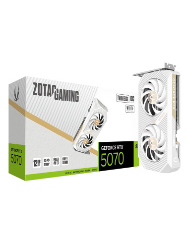 Karta Graficzna Zotac Gaming Geforce Rtx 5070 Twin Edge Oc White Ed 12Gb Gddr7