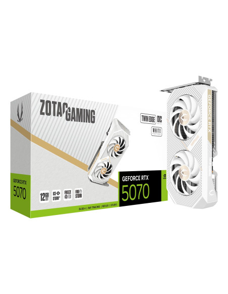 Karta Graficzna Zotac Gaming Geforce Rtx 5070 Twin Edge Oc White Ed 12Gb Gddr7