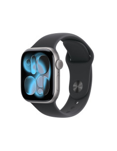 Apple Watch Series 11 Gps + Cellular 42Mm Aluminiowa Koperta W Kolorze Gwiezdnej Szarości Z Czarnym Paskiem Sportowym - M/L