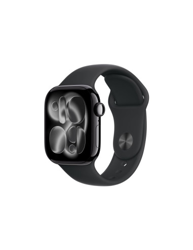 Apple Watch Series 11 Gps + Cellular 42Mm Głęboka Aluminiowa Koperta Z Czarnym Paskiem Sportowym - M/L