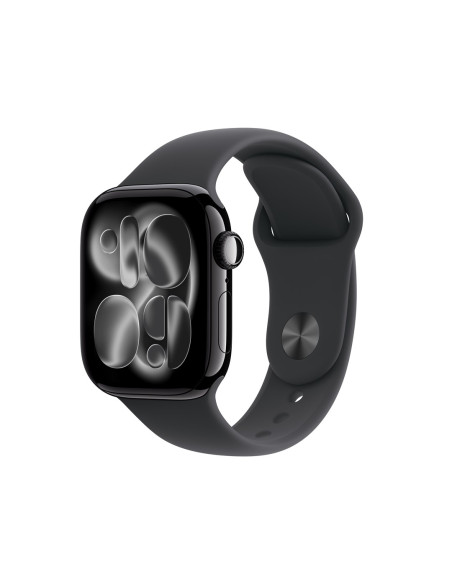 Zegarek Series 11 Cellular 42Mm Jet Black/Black Sport Band - S/M