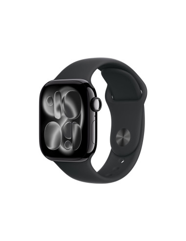 Zegarek Series 11 Cellular 42Mm Jet Black/Black Sport Band - S/M