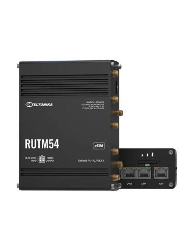 Router Teltonika Networks Rutm54 Dual Sim Und Esim 5G/4G/Lte Ultra Router Telit Version