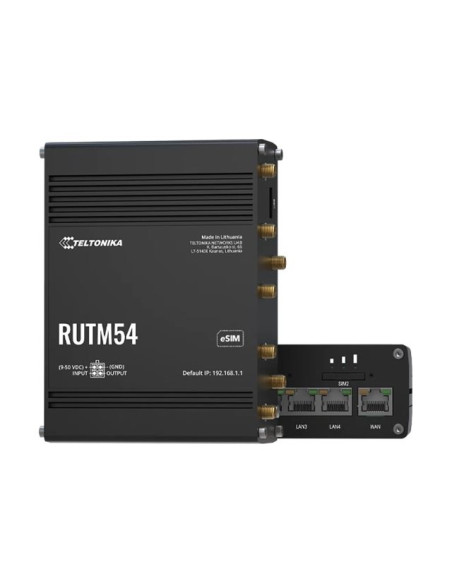 Router Teltonika Networks Rutm54 Dual Sim Und Esim 5G/4G/Lte Ultra Router Telit Version
