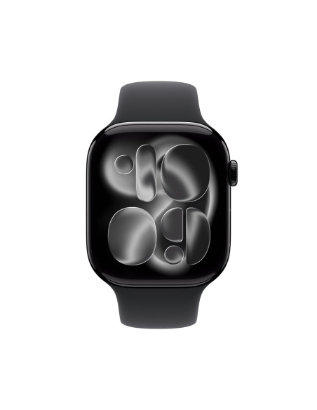 Zegarek Apple Watch Series 11 (2025) Gps 46Mm Jet Black Aluminiowa Koperta Ze Sportowym Paskiem M/L