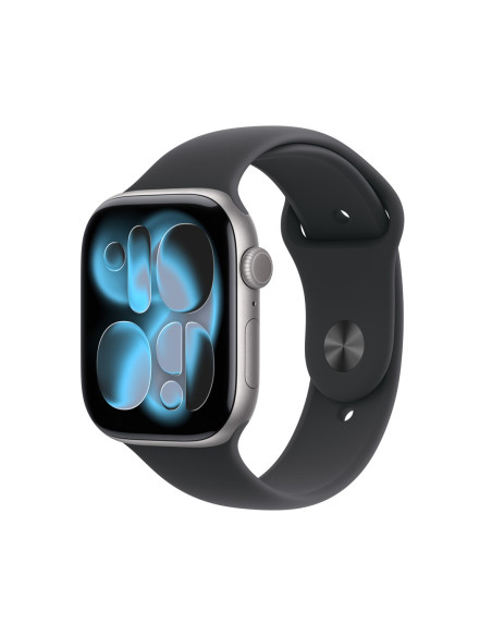 Zegarek Apple Watch Series 11 (2025) Gps 46Mm Aluminiowa Koperta W Kolorze Gwiezdnej Szarości Z Paskiem Sportowym S/M