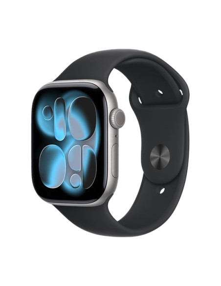 Zegarek Apple Watch Series 11 (2025) Gps 46Mm Aluminiowa Koperta W Kolorze Gwiezdnej Szarości Z Paskiem Sportowym S/M