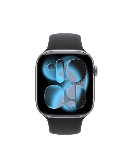 Zegarek Apple Watch Series 11 (2025) Gps 46Mm Aluminiowa Koperta W Kolorze Gwiezdnej Szarości Z Paskiem Sportowym S/M