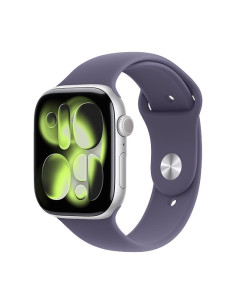 Zegarek Apple Watch Series 11 (2025) Gps 46Mm Srebrna Aluminiowa Koperta Ze Sportowym Paskiem M/L - Purple Fog 2