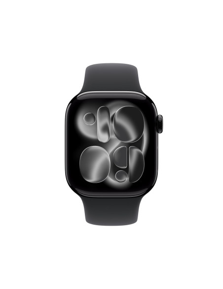 Zegarek Apple Watch Series 11 (2025) Gps 42Mm Jet Black Aluminiowa Koperta Z Paskiem Sportowym S/M