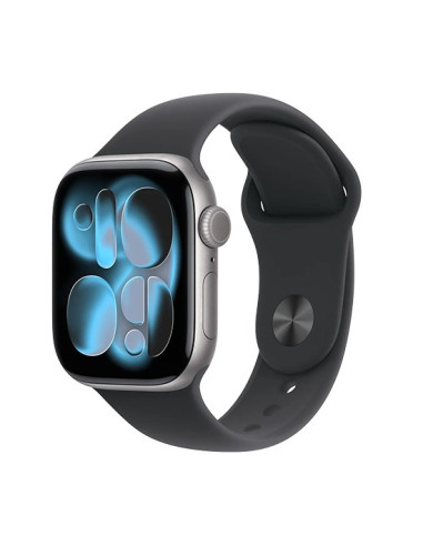 Zegarek Apple Watch Series 11 (2025) Gps 42Mm Aluminiowa Koperta W Kolorze Gwiezdnej Szarości Ze Sportowym Paskiem M/L