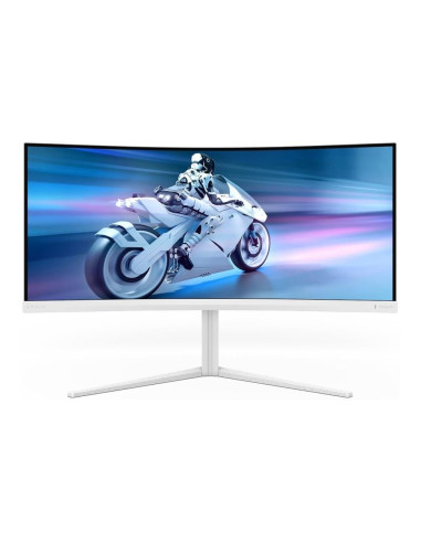 Philips 34M2C5501A/00 Monitor Komputerowy 86,4 Cm (34") 3440 X 1440 Px Wide Quad Hd Lcd Biały