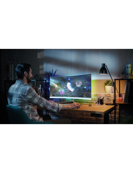 Philips 34M2C5501A/00 Monitor Komputerowy 86,4 Cm (34") 3440 X 1440 Px Wide Quad Hd Lcd Biały