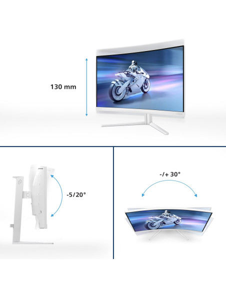Monitor Philips 80.0Cm (31.5") 32M2C5501 16:09 2Xhdmi+Dp Zakrzywiony W