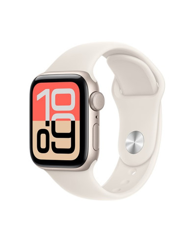 Zegarek Apple Watch Se Meh34Zr/A (3Nd Generation) Oled 40Mm Cyfrowy 324X394Px Ekran Dotykowy Beżowy Wi-Fi Gps