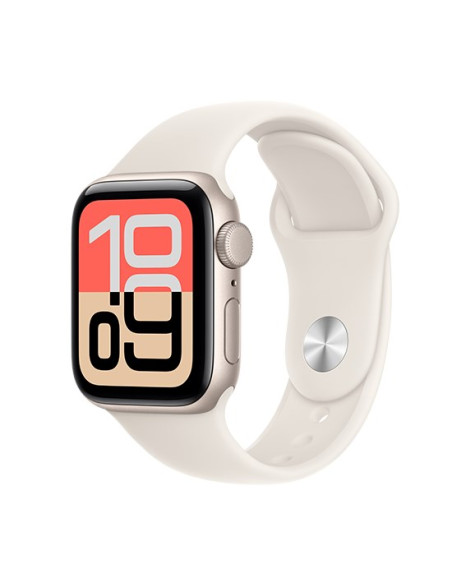 Zegarek Apple Watch Se Meh34Zr/A (3Nd Generation) Oled 40Mm Cyfrowy 324X394Px Ekran Dotykowy Beżowy Wi-Fi Gps