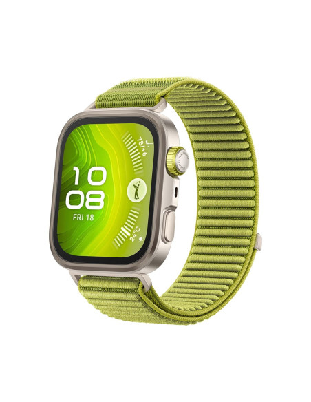 Smartwatch Huawei Watch Fit4 Pro, 3D Woven Žalias Strap, Titanium Body, Seiya-B29