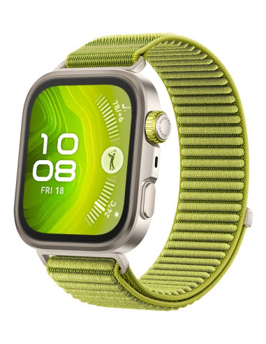 Smartwatch Huawei Watch Fit4 Pro, 3D Woven Žalias Strap, Titanium Body, Seiya-B29
