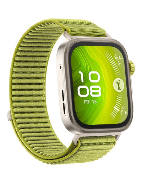 Smartwatch Huawei Watch Fit4 Pro, 3D Woven Žalias Strap, Titanium Body, Seiya-B29