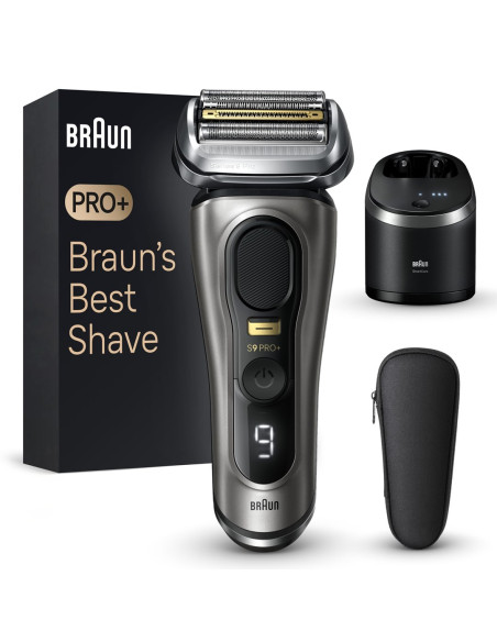 Braun Series 9 Pro+ 9565Cc Wet & Dry Golarka Foliowa Przycinarka Metaliczny