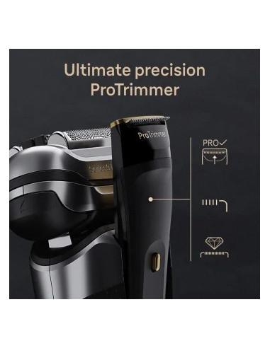 Braun Series 9 Pro+ 9565Cc Wet & Dry Golarka Foliowa Przycinarka Metaliczny
