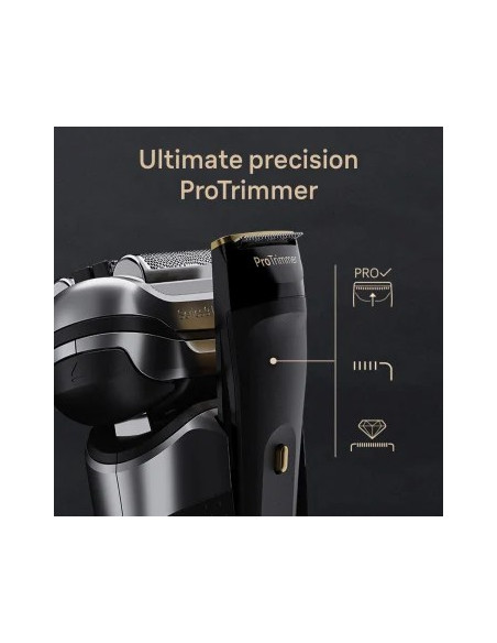 Braun Series 9 Pro+ 9565Cc Wet & Dry Golarka Foliowa Przycinarka Metaliczny