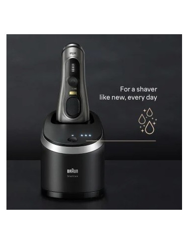 Braun Series 9 Pro+ 9565Cc Wet & Dry Golarka Foliowa Przycinarka Metaliczny