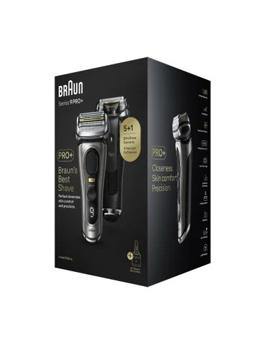 Braun Series 9 Pro+ 9565Cc Wet & Dry Golarka Foliowa Przycinarka Metaliczny
