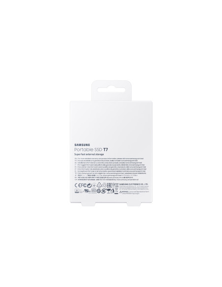 Samsung Portable Ssd T7 2 Tb Usb Type-C 3.2 Gen 2 (3.1 Gen 2) Szary