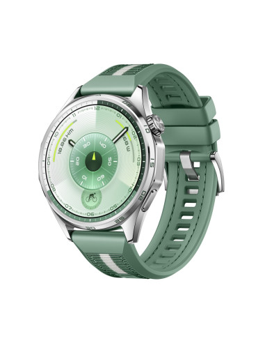 Inteligentny Zegarek Huawei Watch Gt 6 46Mm, Gps, Dioda Amoled, 1,47 Cala, Wodoodporny, Zielony