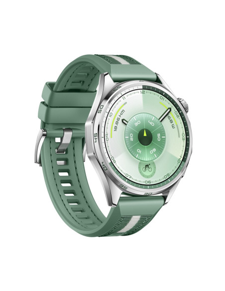 Inteligentny Zegarek Huawei Watch Gt 6 46Mm, Gps, Dioda Amoled, 1,47 Cala, Wodoodporny, Zielony