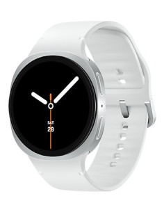 Samsung Galaxy Watch 8 3,81 Cm (1.5") Amoled 44 Mm Cyfrowy 480 X 480 Px Ekran Dotykowy Srebrny Wi-Fi Gps