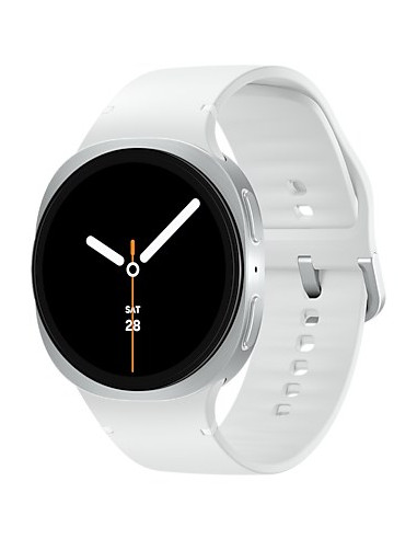 Samsung Galaxy Watch 8 3,81 Cm (1.5") Amoled 44 Mm Cyfrowy 480 X 480 Px Ekran Dotykowy Srebrny Wi-Fi Gps