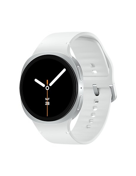 Samsung Galaxy Watch 8 3,81 Cm (1.5") Amoled 44 Mm Cyfrowy 480 X 480 Px Ekran Dotykowy Srebrny Wi-Fi Gps