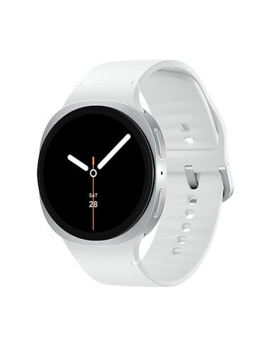 Samsung Galaxy Watch 8 3,81 Cm (1.5") Amoled 44 Mm Cyfrowy 480 X 480 Px Ekran Dotykowy Srebrny Wi-Fi Gps