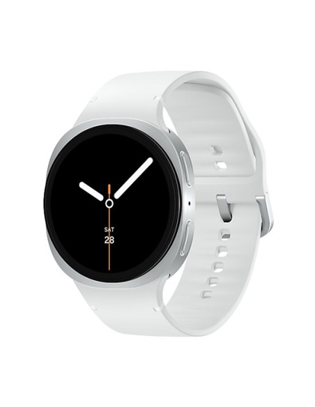 Samsung Galaxy Watch 8 3,81 Cm (1.5") Amoled 44 Mm Cyfrowy 480 X 480 Px Ekran Dotykowy Srebrny Wi-Fi Gps