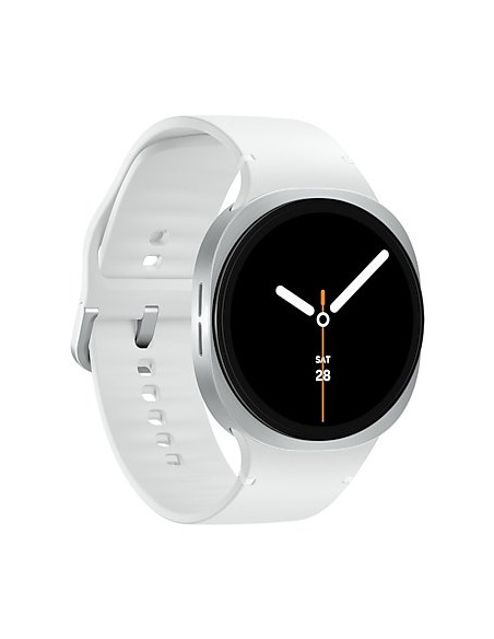 Samsung Galaxy Watch 8 3,81 Cm (1.5") Amoled 44 Mm Cyfrowy 480 X 480 Px Ekran Dotykowy Srebrny Wi-Fi Gps